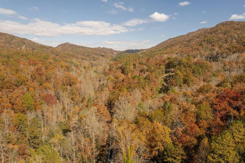 Little Blue In The Smoky Mountains Villa Bryson City Bagian luar foto